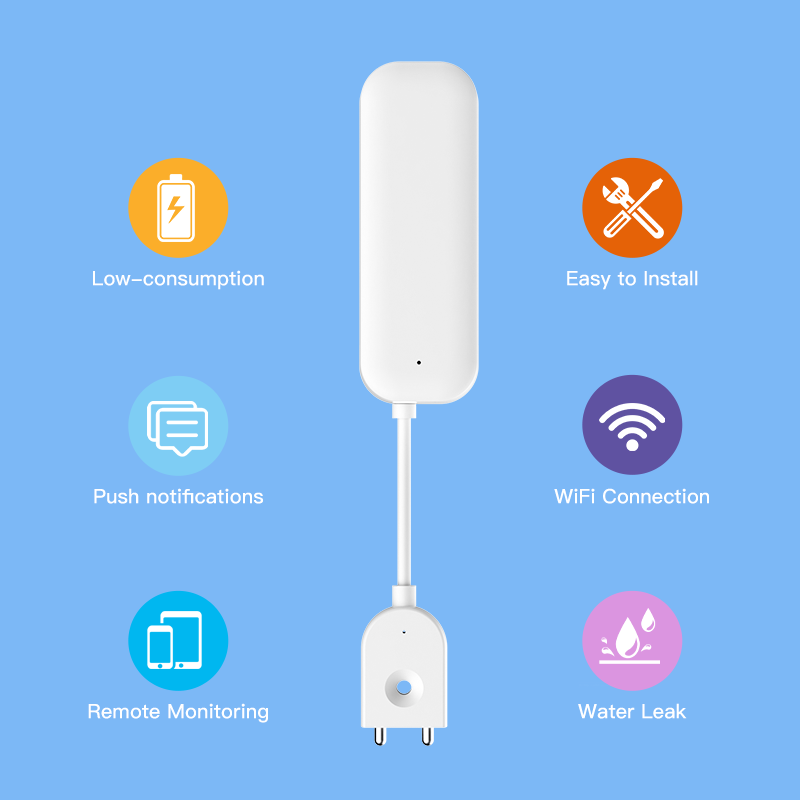 Tuya WiFi ZigBee Water Sensor  - Home Security Devices review and price