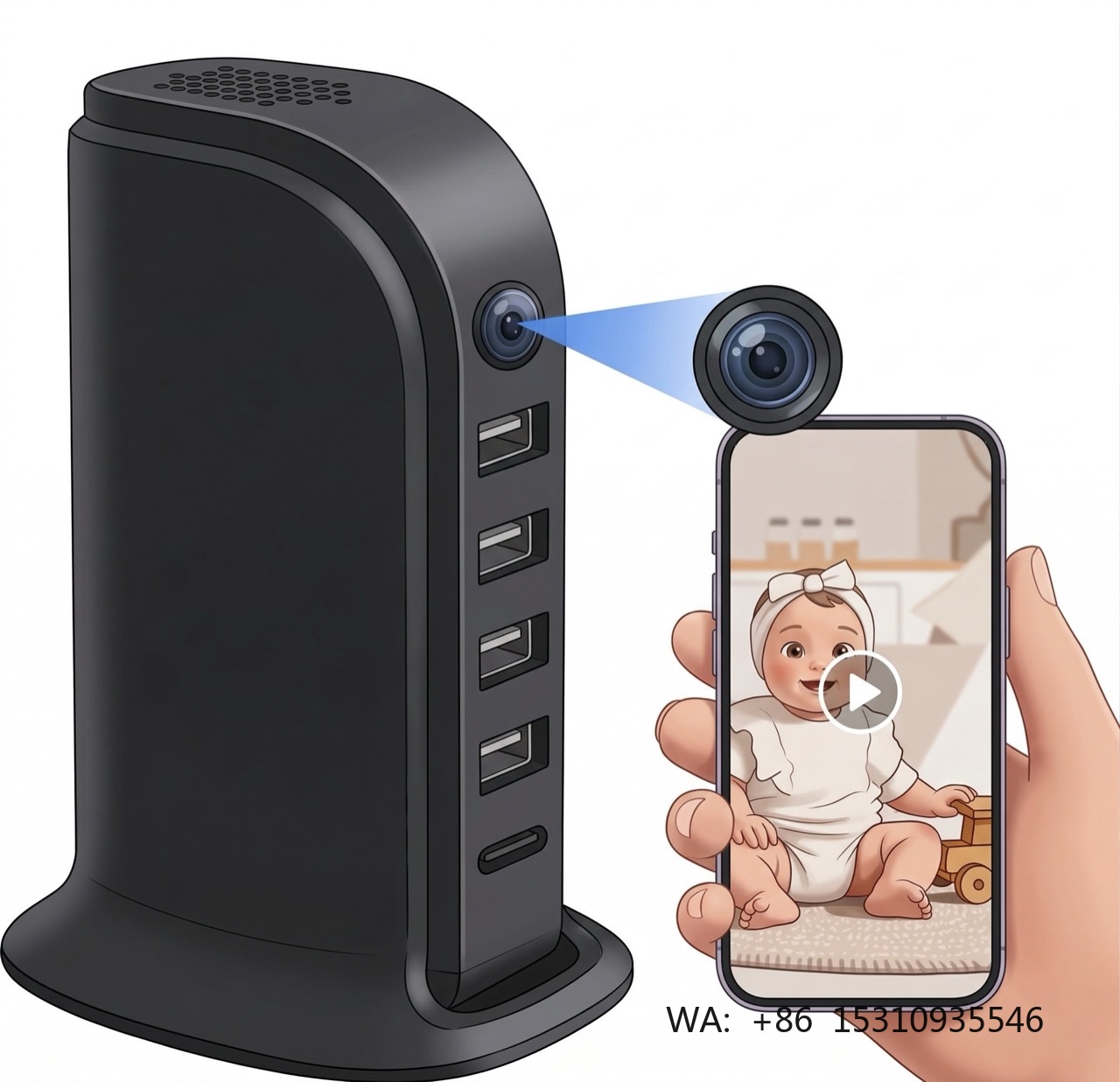 Compact Wi-Fi Security Camera  - Home Security Officer review and price