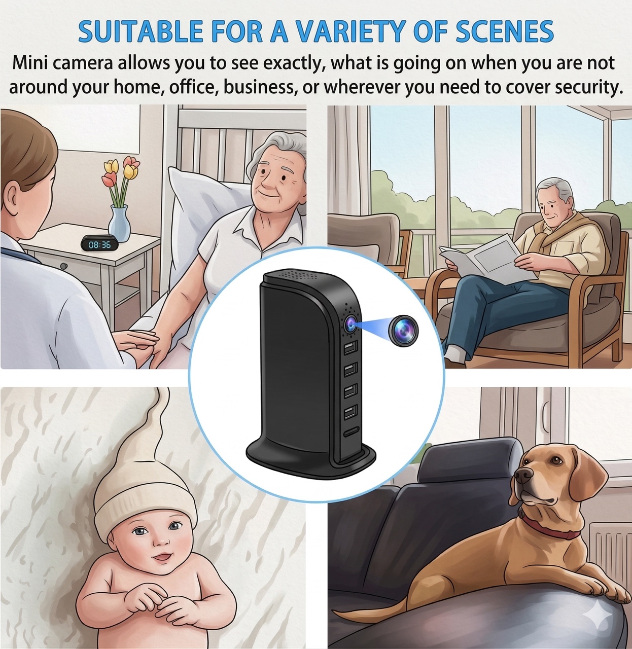 Compact Wi-Fi Security Camera  - Home Security Officer review and price