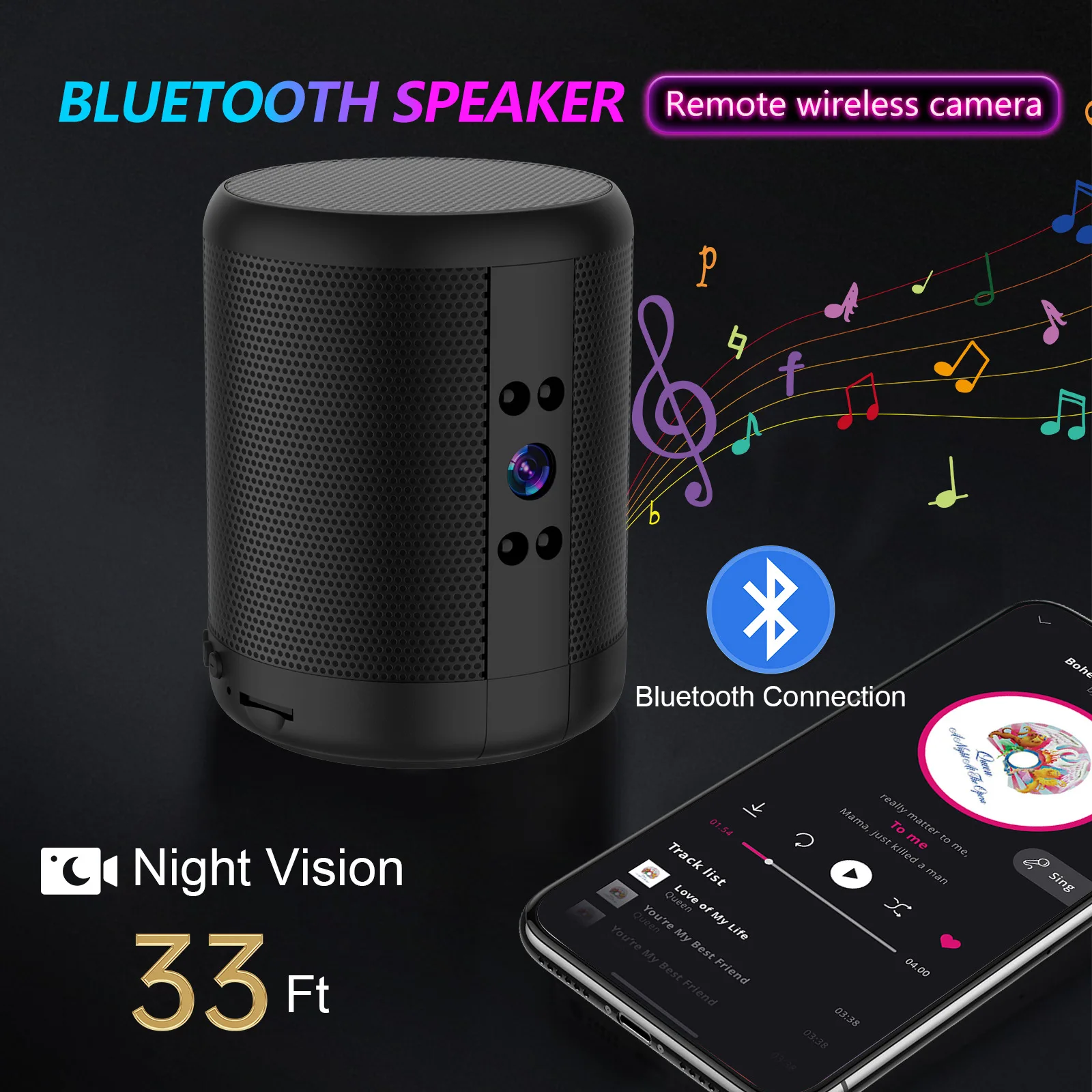 WiFi Security Camera Speaker V - Home Security Robot review and price