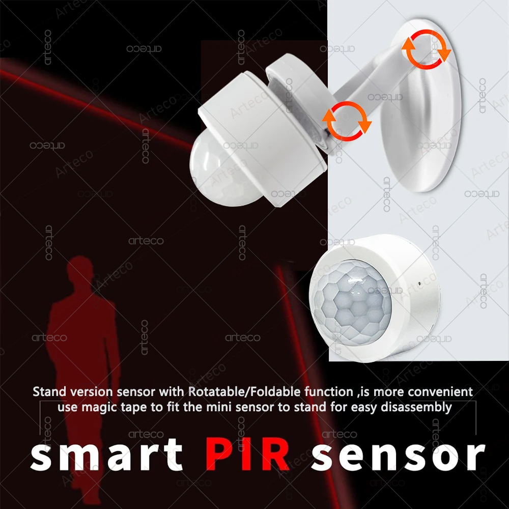 Zigbee 3.0 Mini PIR Motion Sen - Home Security With Alarm review and price