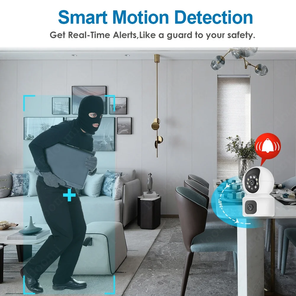 Dual Lens 6MP HD WiFi 4G PTZ C - Home Security Robot review and price