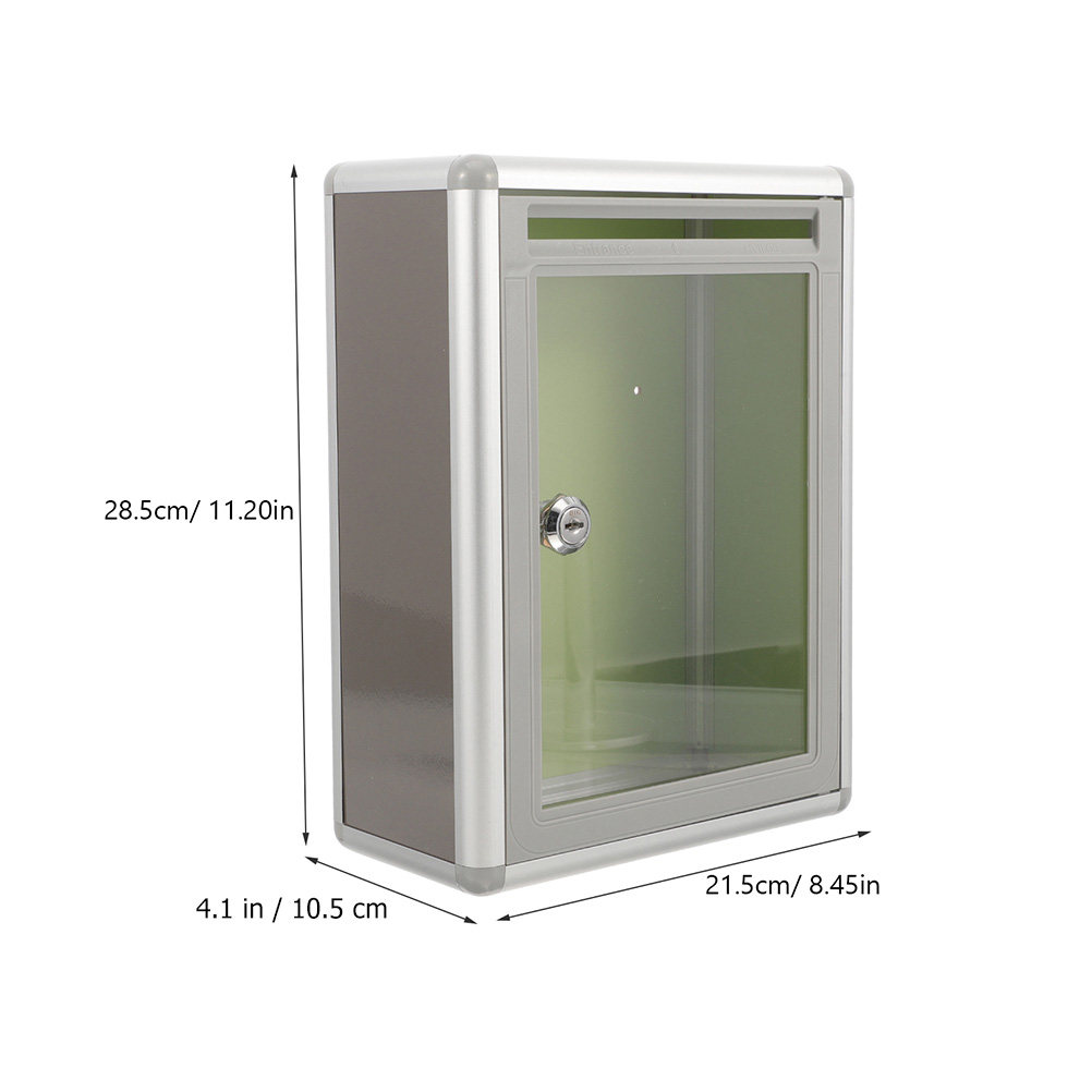 2Pcs Transparent Mail Box Meta - Home Security Officer review and price