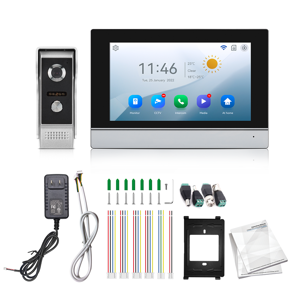 7Inch IPS Screen 2MP  Tuya Rem - Home Security Indoor Cameras review and price