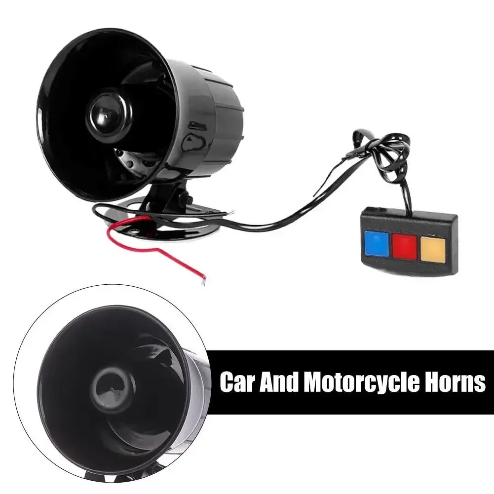 12V 3 Tone Sound Loud Car Horn - Home Security Police review and price