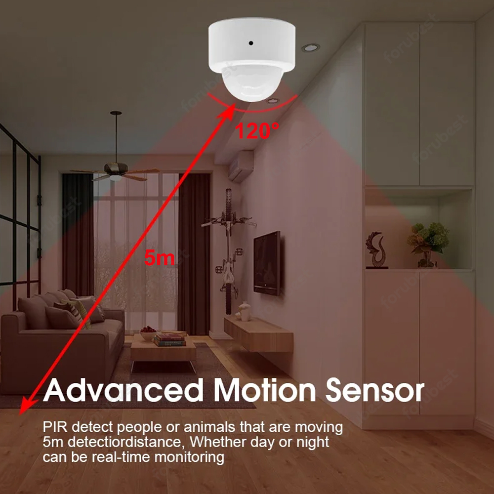 Zigbee 3.0 Human Motion Sensor - Home Security With Alarm review and price