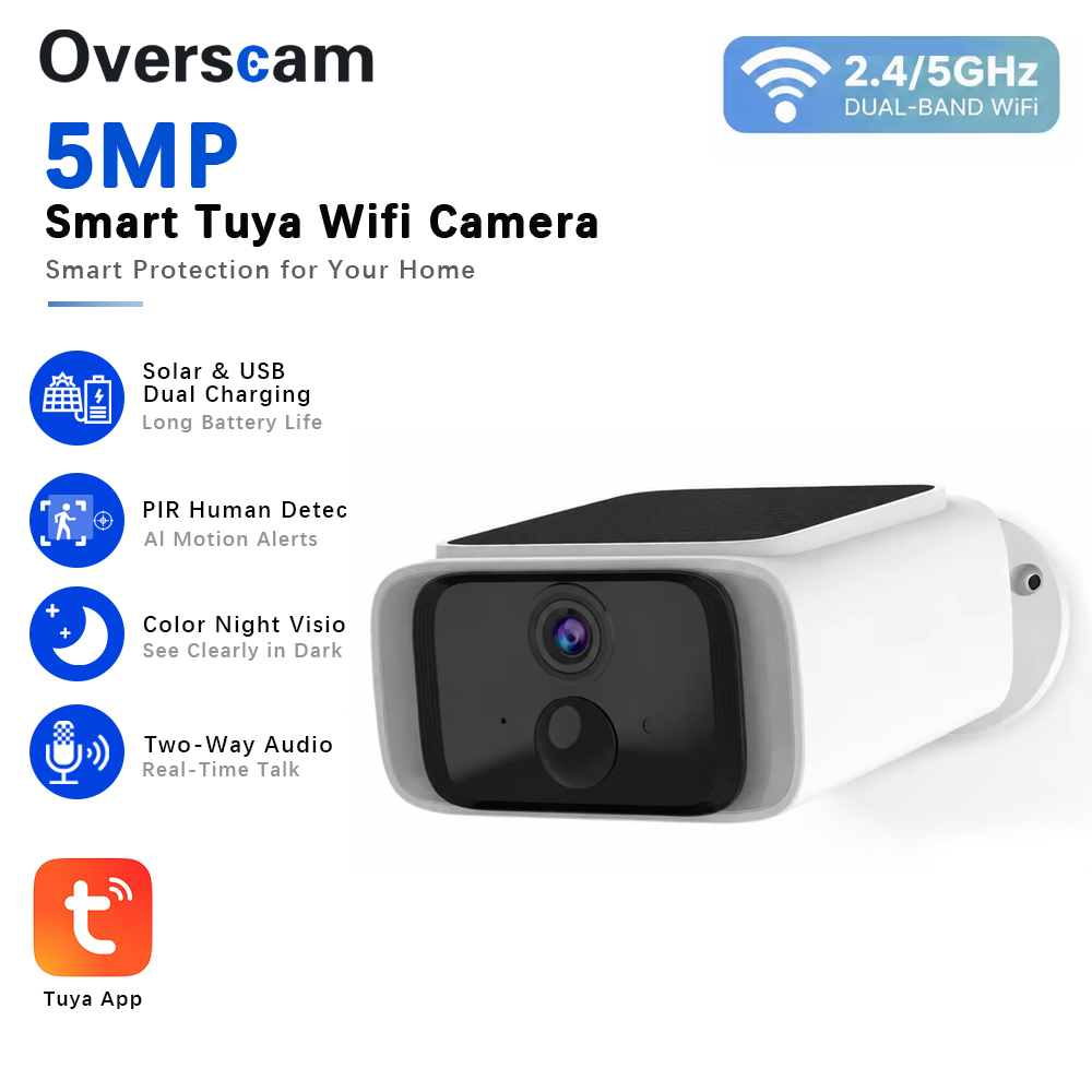Tuya 5MP Solar Security Camera - Home Security News review and price