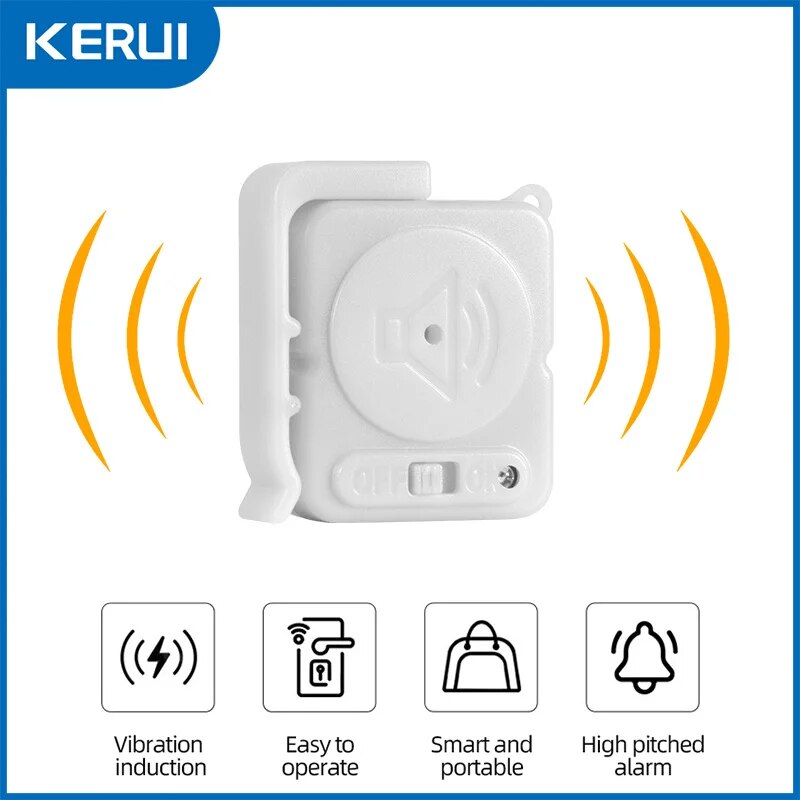 KERUI Wireless Vibration Alarm - Home Security With Alarm review and price